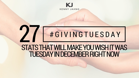 27 #GivingTuesday Stats That Will Make You Wish It Was Tuesday In December Right Now