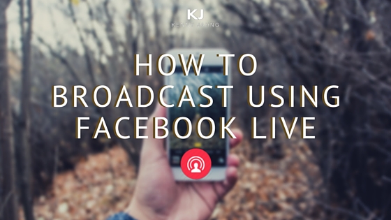 how to Broadcast using Facebook live