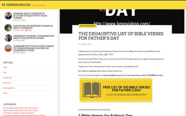 Father's Day Scripture Index download