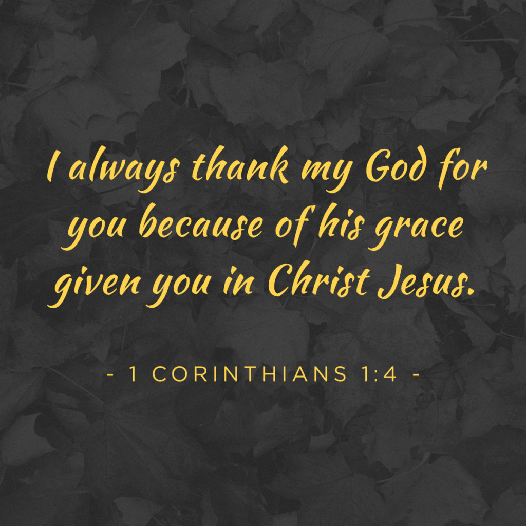 thanksgiving social media 1 corinthians