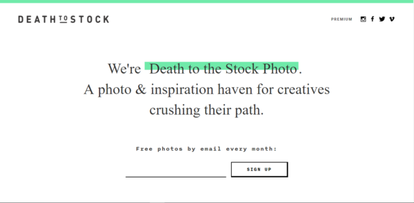 Death to the Stock Photo
