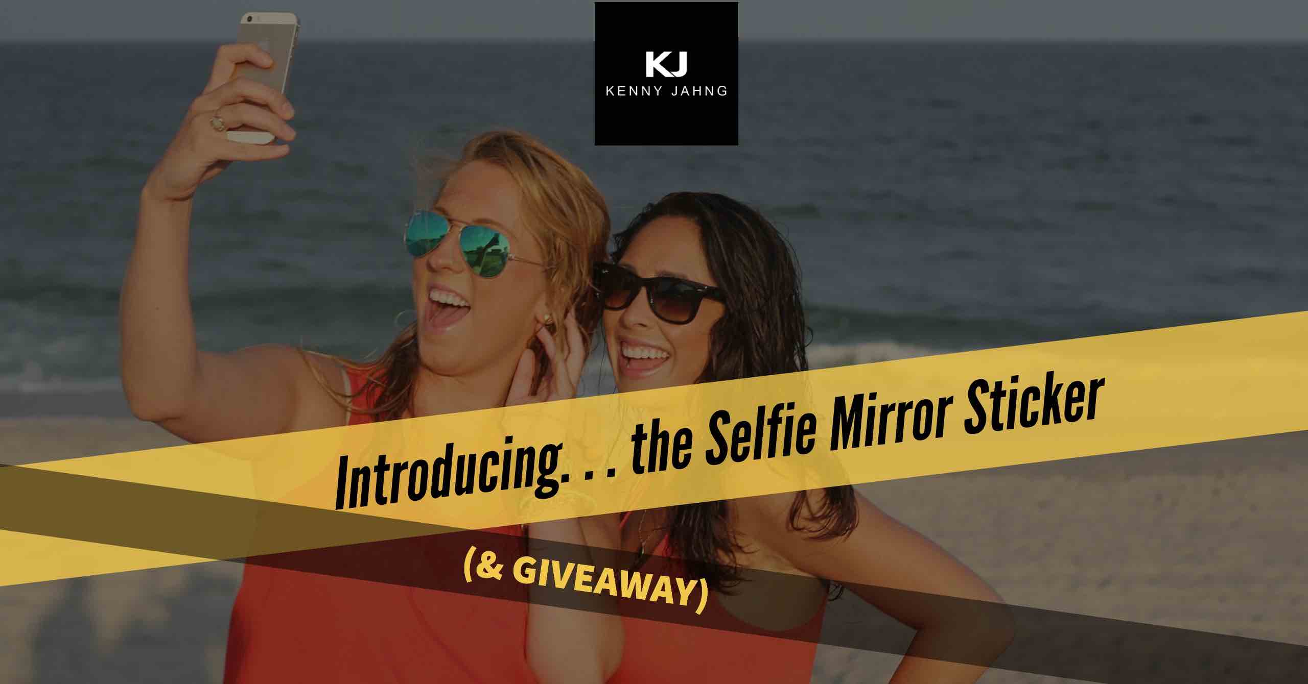 Selfie Mirror Sticker [Giveaway]