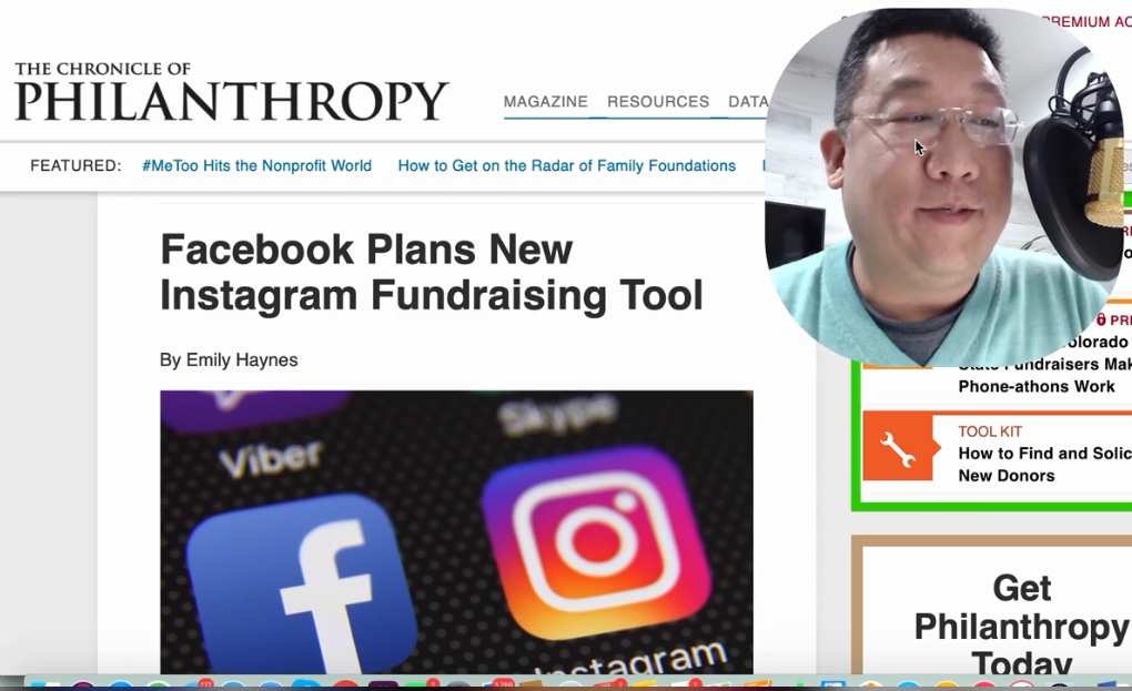#DailyKJTV Episode 137 Facebook Plans New Instagram Fundraising Tools